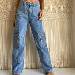 Utility Straight Leg Jeans